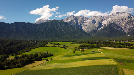 landscape in the mountains,austria.