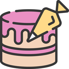 Cake Piping Icon