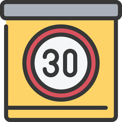 Speed Limit Icon