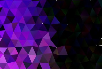 Light Purple vector low poly layout.