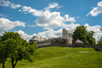 Beautiful historic castle in Slovakia, Cerveny kamen castle. 