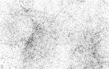 Grunge Black and White Distress Texture.Dust Overlay Distress Grain ,Simply Place illustration over any Object to Create grungy Effect.