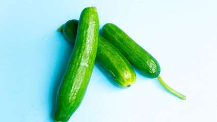 A refreshing flavor cucumber for breakfast