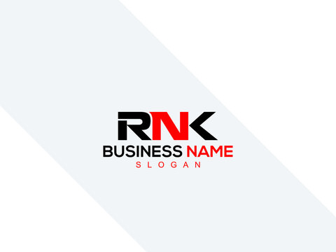 Monogram RNK Logo Letter Vector, Creative RN r n k Logo Icon Design For All Kind Of Use