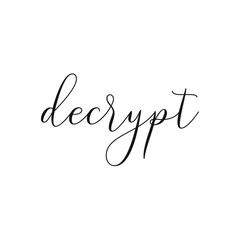 Modern calligraphy text. Vector hand-drawn illustration black and white