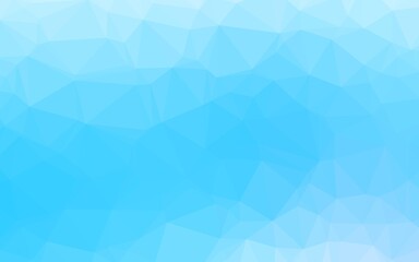 Fototapeta premium Light BLUE vector abstract polygonal layout.