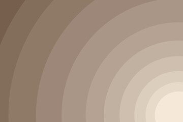 Obraz premium Brown pastel gradient sun paper cut. Vector illustration.