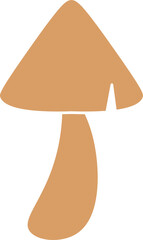 isolated vector of different mushroom patterns nature vector icon