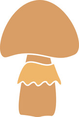 isolated vector of different mushroom patterns nature vector icon