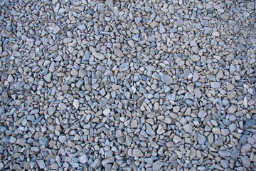 Texture of gray stones. Urban Rubble