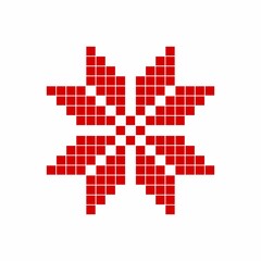 Vector Illustration of Palestinian Traditional Embroidery Patterns.