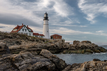 Fototapeta na wymiar Portland Head Lighthouse - Maine - 3