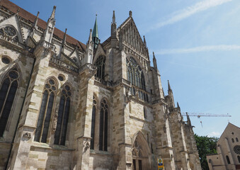 Fototapeta na wymiar St Peter cathedral in Regensburg