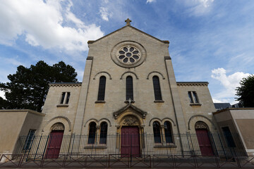 Fototapeta na wymiar The Saint Jean Hulst is a chapel located in the Clagny-Glatigny district of Versailles , France.