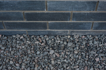 Wall texture and gray block pattern are suitable for a simple design background.