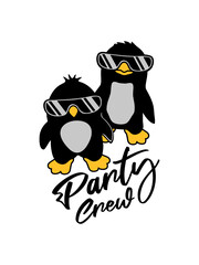 Party Crew Pinguin Freunde 