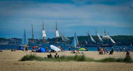 Kieler Förde, Windjammerparade, Kieler Woche