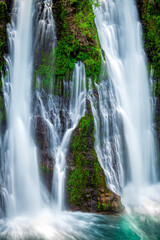 Fototapeta na wymiar Burney Falls in McArthur-Burney Falls Memorial State Park, in Shasta County, California