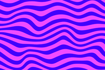 wavy retro pattern lines with pink purple as cover decoration, poster, background