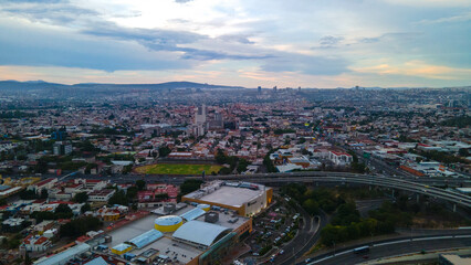 Long view from dron in queretaro