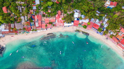 Waves on the beach as a background. Beautiful natural background at the summer time