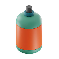 minimal premium paint spray icon 3d rendering on isolated background