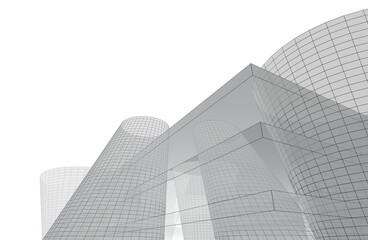 Fototapeta premium modern architecture background