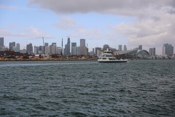 Naklejka premium Port of Miami