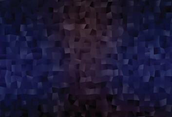 Dark Blue, Red vector triangle mosaic texture.