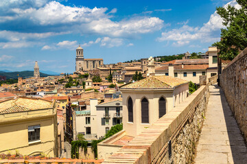 Panoramic view of Girona