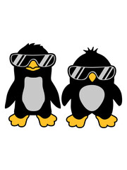 2 Sonnenbrille Pinguin Freunde 