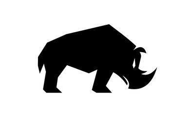 rhinoceros vector silhouette