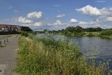 Fototapeta premium an der Weser in Minden