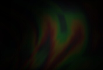 Dark Black vector pattern with bent ribbons.