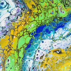 colorful background with bubbles