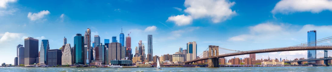 Foto op Plexiglas Manhattan cityscape in New York © Sergii Figurnyi