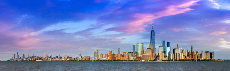 Manhattan cityscape in New York