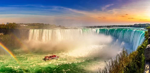 Keuken spatwand met foto Niagara Falls, Horseshoe Falls © Sergii Figurnyi