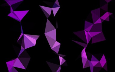 Light Purple vector abstract mosaic pattern.