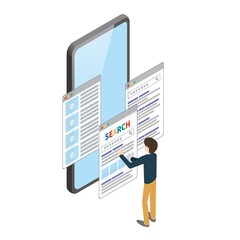 スマートフォン　SEOイメージ