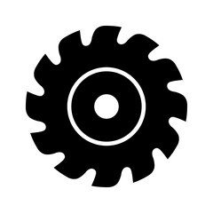 Circular Saw Icon Vector.