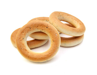 Bagels isolated on a white background 