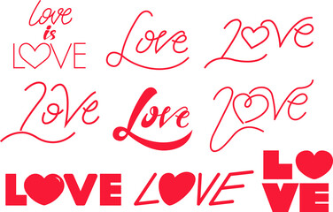 Love lettering phrases