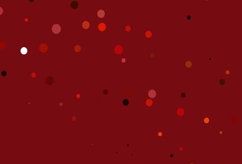 Light Orange vector backdrop with dots.