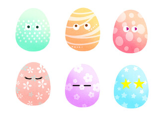 素材　イースターエッグ　キャラクター