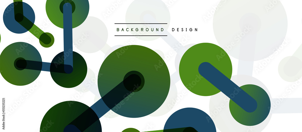 Poster network concept abstract background. dots connection. big data idea. business template for wallpaper