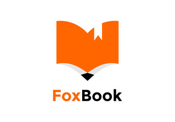 Wolf face logo with a simple concept.