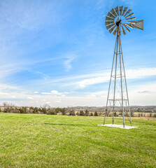 windmill on a hill
