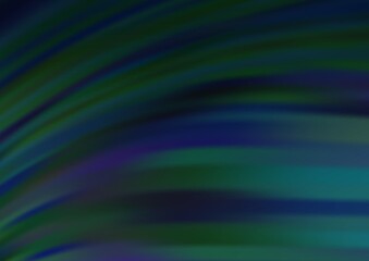 Dark BLUE vector pattern with bent ribbons.