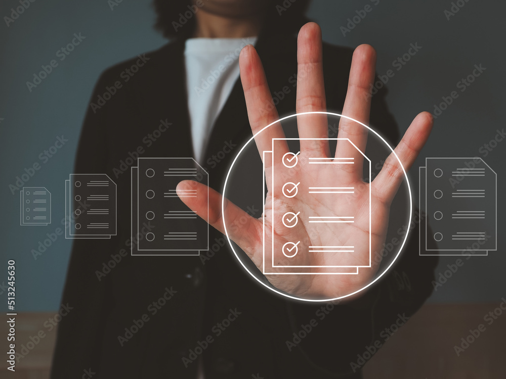 Poster online quiz idea or questionnaire questionnaire icon on digital window comment work evaluation